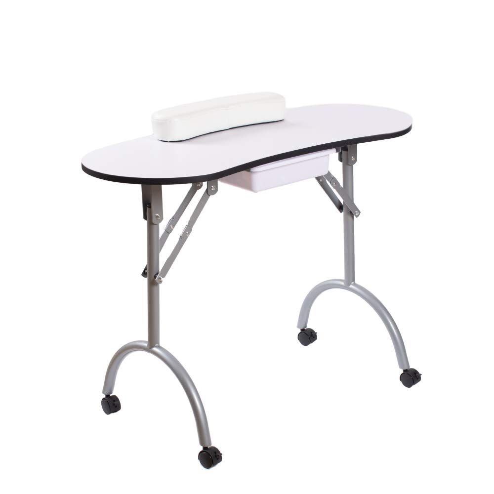 Manicure Table Nail Desk Manicure Nail Table Station Desk Spa Beauty Salon Nail Art Equipment White