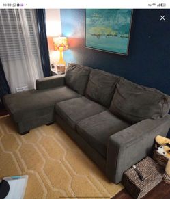 Gray Sectional Sofa with Chaise