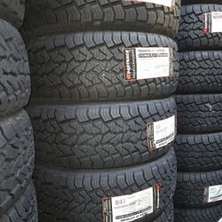(4) 275/55r20 ROADTRACK A/T Tires 275 55 20 Inch AT