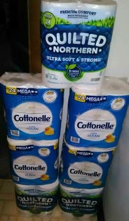 Cottonelle or Quilted Northern toilet paper! 6 mega = 24 reg. rolls!