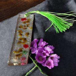 Handcrafted Resin Bookmarks. 
