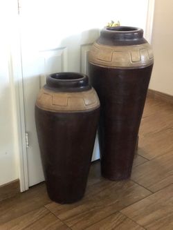 Big vases tall 39.5 and 29