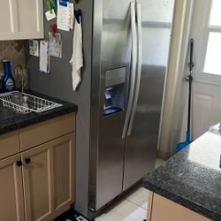 Whirlpool 2 Door Stainless Refrigerator 