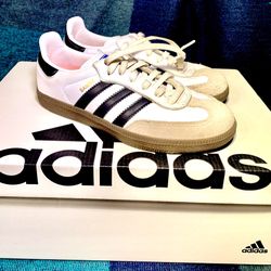 ADIDAS SAMBA size 1 Kids (unisex)(great SHAPE & CONDITION:9/10)