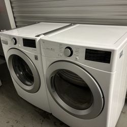 WE DELIVER• SUPER NICE!!! LG 27” ULTRA CAPACITY Front Loading Washer & Dryer Set!