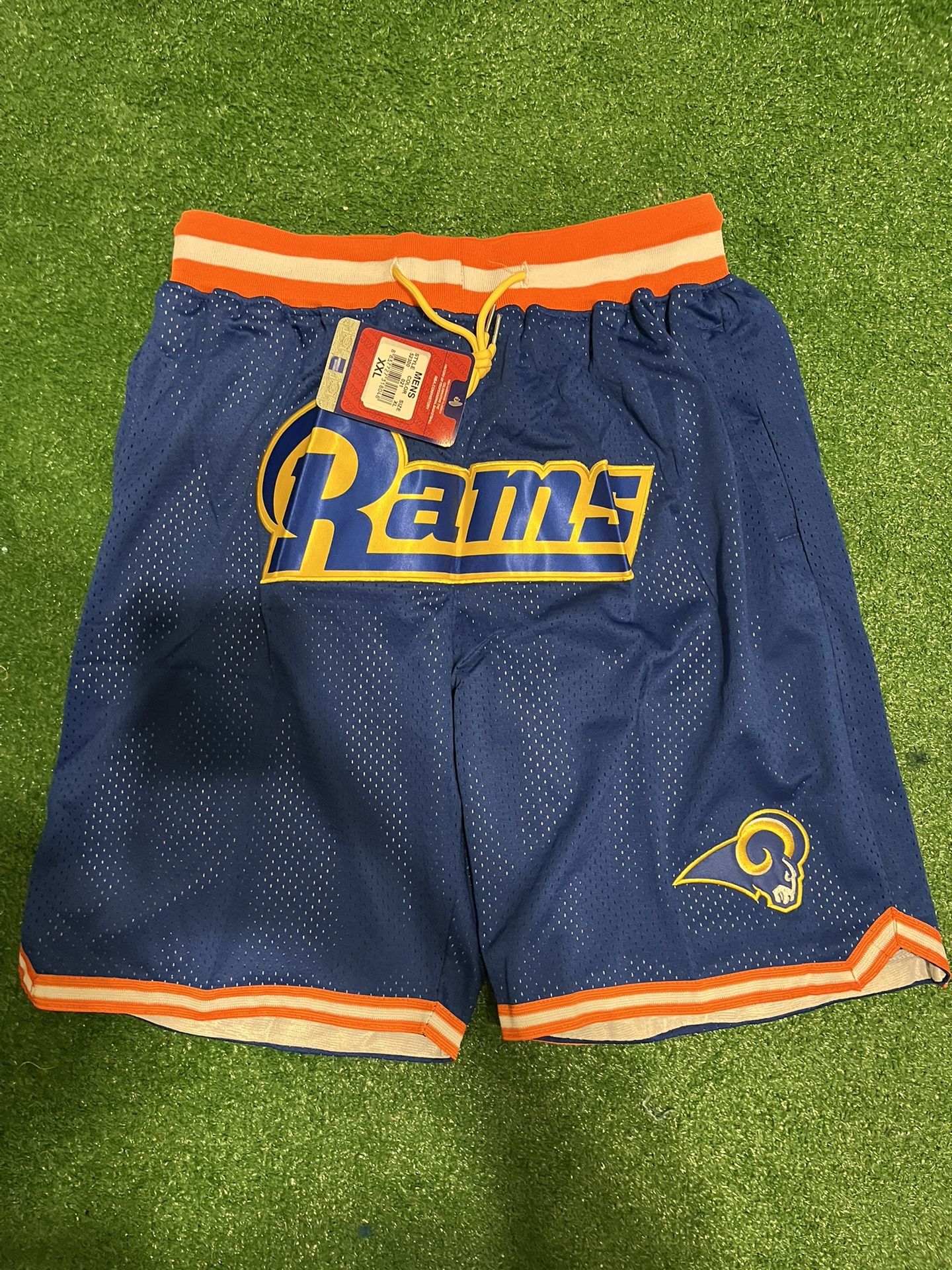 Los Angeles Rams throwback Blue Game Shorts