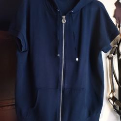 Women's Sleeveless Zip Up Hoodie