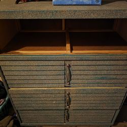 Green Four Drawer Dresser