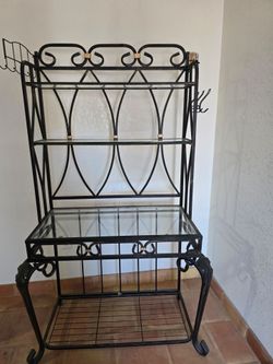 Wrought Iron bakers rack