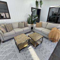 Couch Set With Coffee Tables