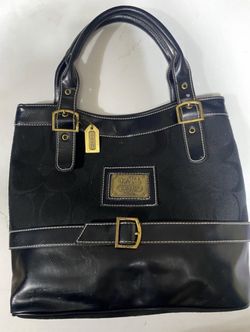 Black coach purse