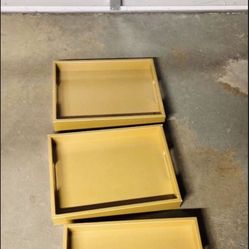 3 Serving Food Trays $30