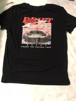Drift T-shirt Under The Sakura Tree Racing Nissan Skyline GTR  Size XL