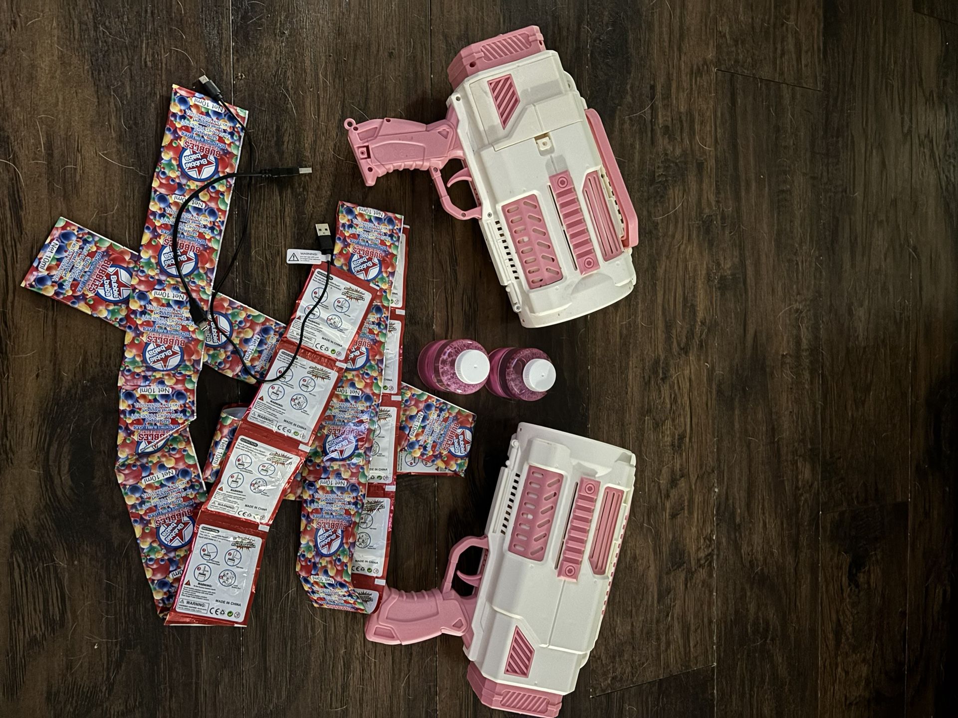 Automatic Bubble Guns X2