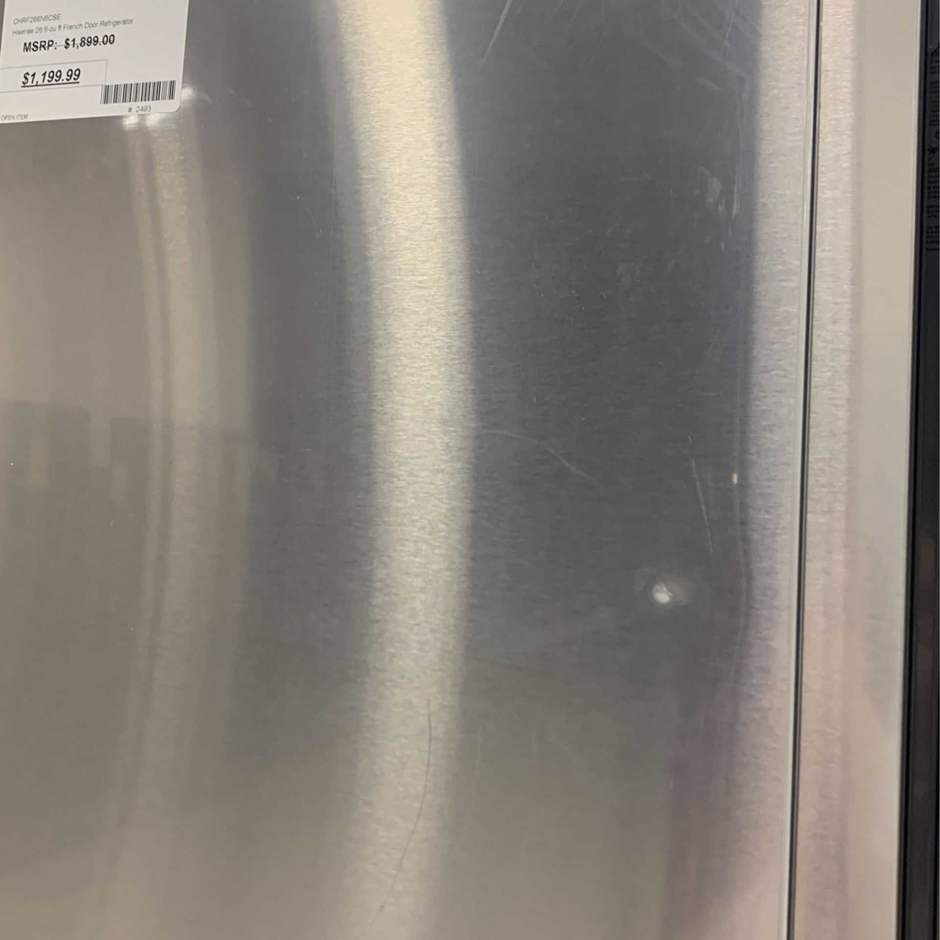 Hisense 26.6 Cu Ft French Door Refrigerator ( HRF266N6CSE)