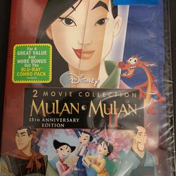 Disney’s MULAN 2-Movie Collection (DVD) NEW!