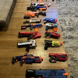 Nerf Gun lot Of 16 