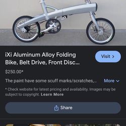 ixi Aluminum Alloy Folding Bike