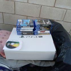 Ps 4 Pro With 16 Games