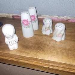 Various Japanese Salt And Pepper Shakers From Japan