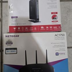 Two WiFi Internet routers, open box, mint condition