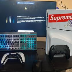 Ps5 Entire GamingSetup DM ME TO NEGO(Ps5 Comes With 2 Controllers, Acer Monitor, Logitech Gpro, Hyperx keyboard.)