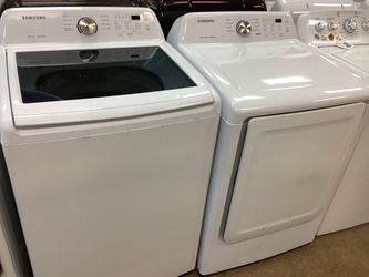 Samsung 4.5 cu.ft. Top Load Washer and Top Load 7.2 cu.ft. Electric Dryer Set