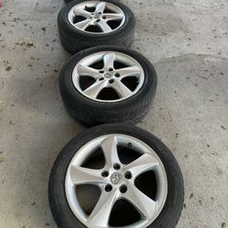17” Set Of Rims With Tires 5x114.3 