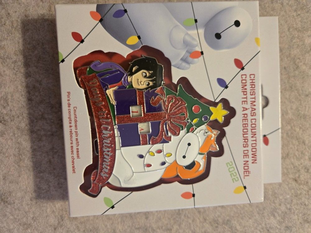 DISNEY PIN Big Hero 6 BAYMAX Christmas Advent Calendar