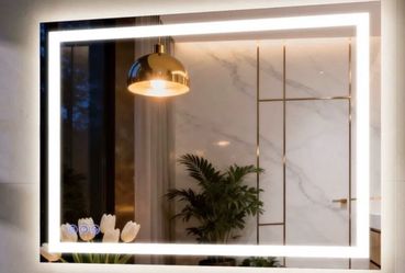 LED Backlit Bathroom Mirror with Touch Controls