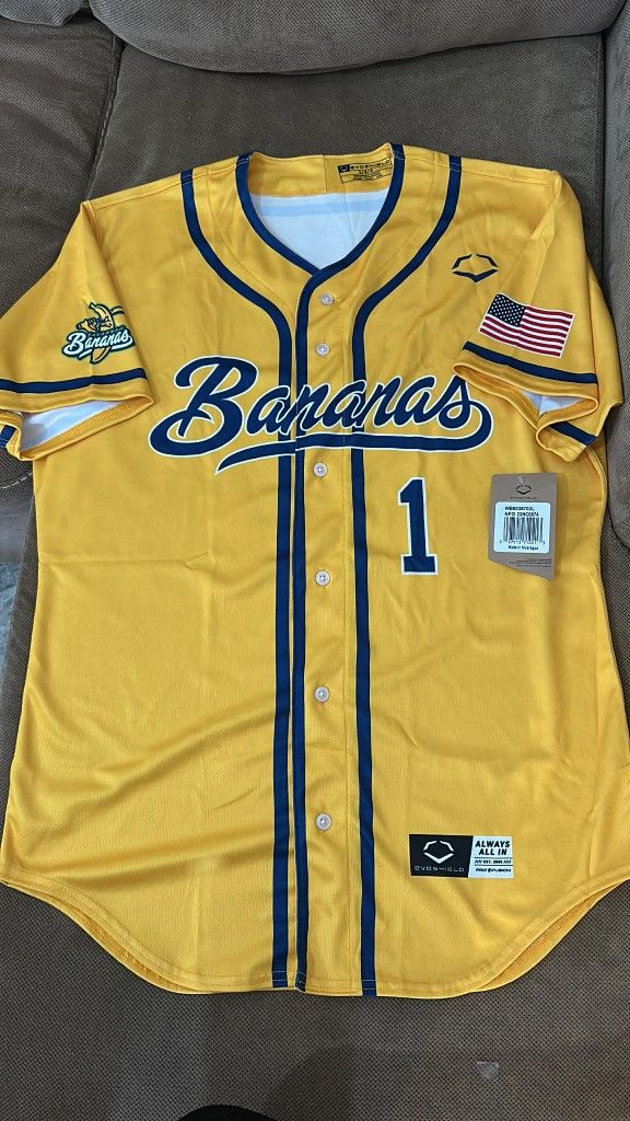 Savannah Bananas Jersey #1 Size Large