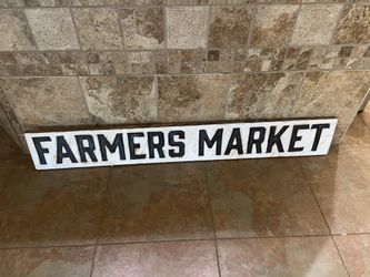 Farmer’s Market Sign