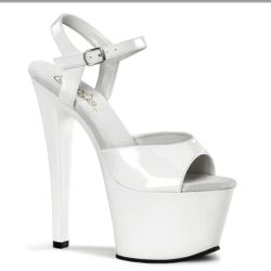 Pleaser stilettos sky309 white size 6 -10