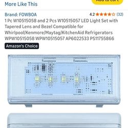 Luces Para Refrigerador En Exelentes Condiciones Nueva 