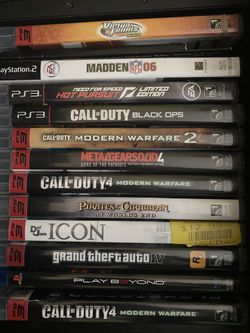PS3 Games For Sale $15