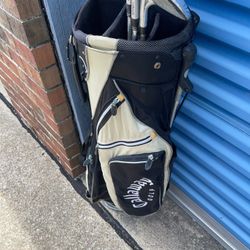 Callaway Golf Bag With Clubs 