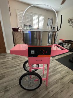 Vevor Cotton candy machine on wheels