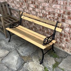 Iron/Wood bench