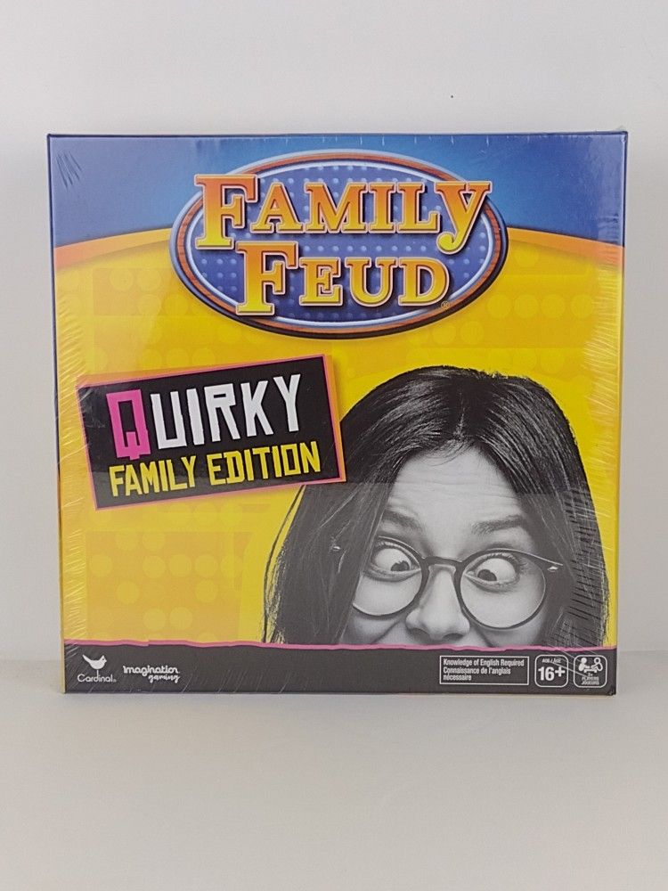 Family Feud Quirky Family Edition (Cardinal, 2019) Board Game **NEW, Sealed**