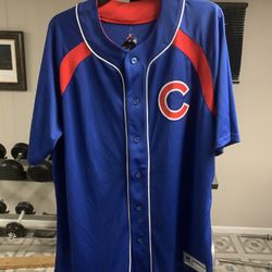 Chicago Cubs Kris Bryant Majestic Jersey - L
