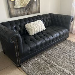 REAL LEATHER SOFA $150 or B/O