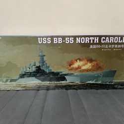 Trumpeter 1/350 Scale Model USS North Carolina BB-55 Battleship