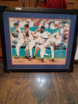 Pedro Martinez Autographed Photograph Framed