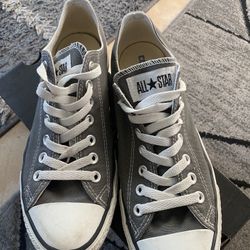 Converse Low Grey Sz 9