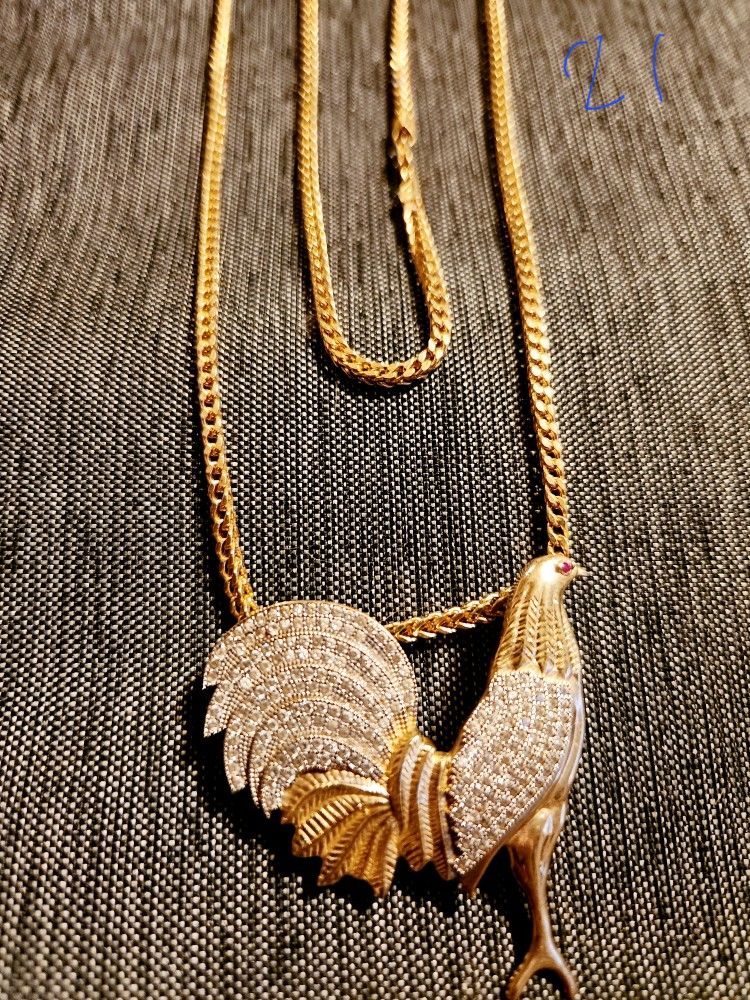 Mens Beautiful 14kt Gold Chain