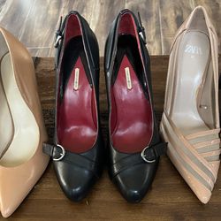 3” High Heel Shoes, $30 ea/ $80 all three; size 10