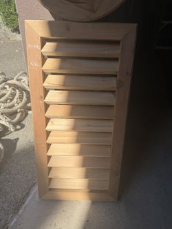Rectangle Gable Vent ( Cedar wood)
