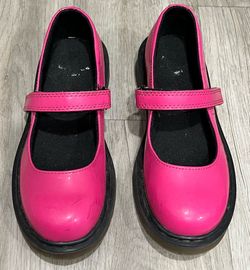 Dr Martens Mary Jane Hot Pink Shoes Size 2 Back to school