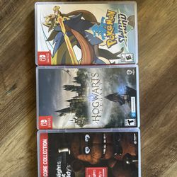 Nintendo Switch Games (Pokémon, Hogwarts, Five Nights At Freddys)