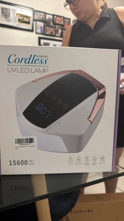 96W Cordless UV/LED Nail Lamp 15600mAh – Open Box